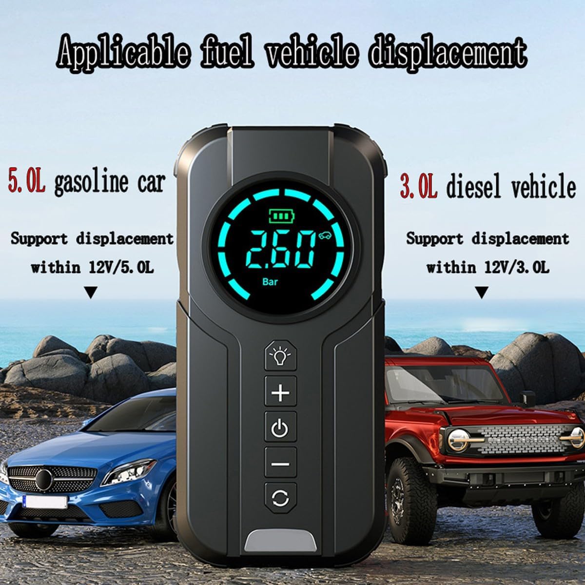 BoostAir Démarreur Compresseur Portable Pro